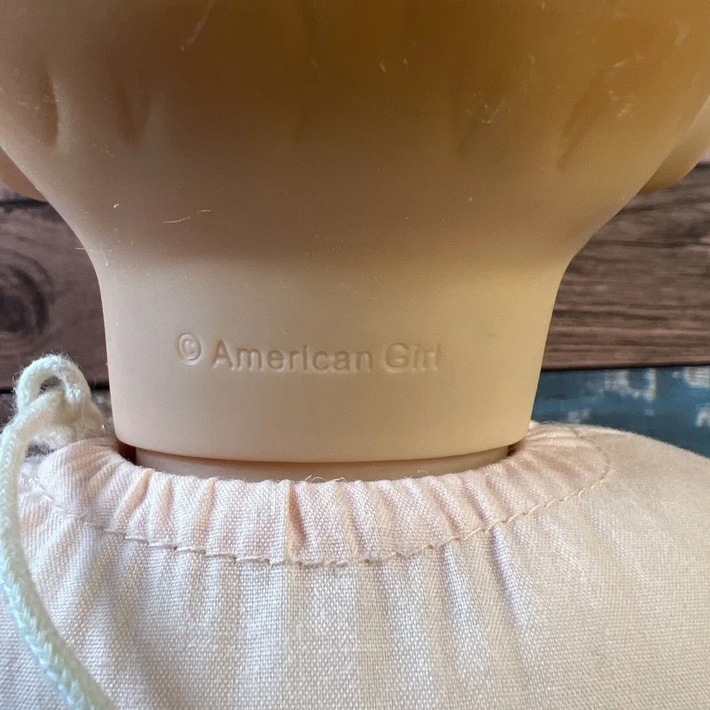 2014- American girl Bitty Baby Auburn hair - Open Close blue eyes baby doll